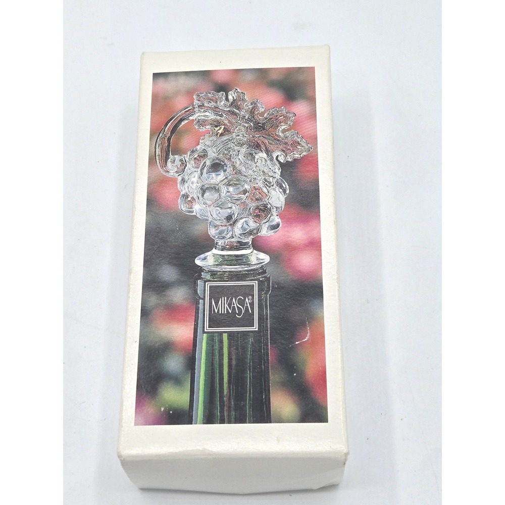 Mikasa Crystal Grape Wine Bottle Stopper (Fruit‎ Collection T8174/900)
